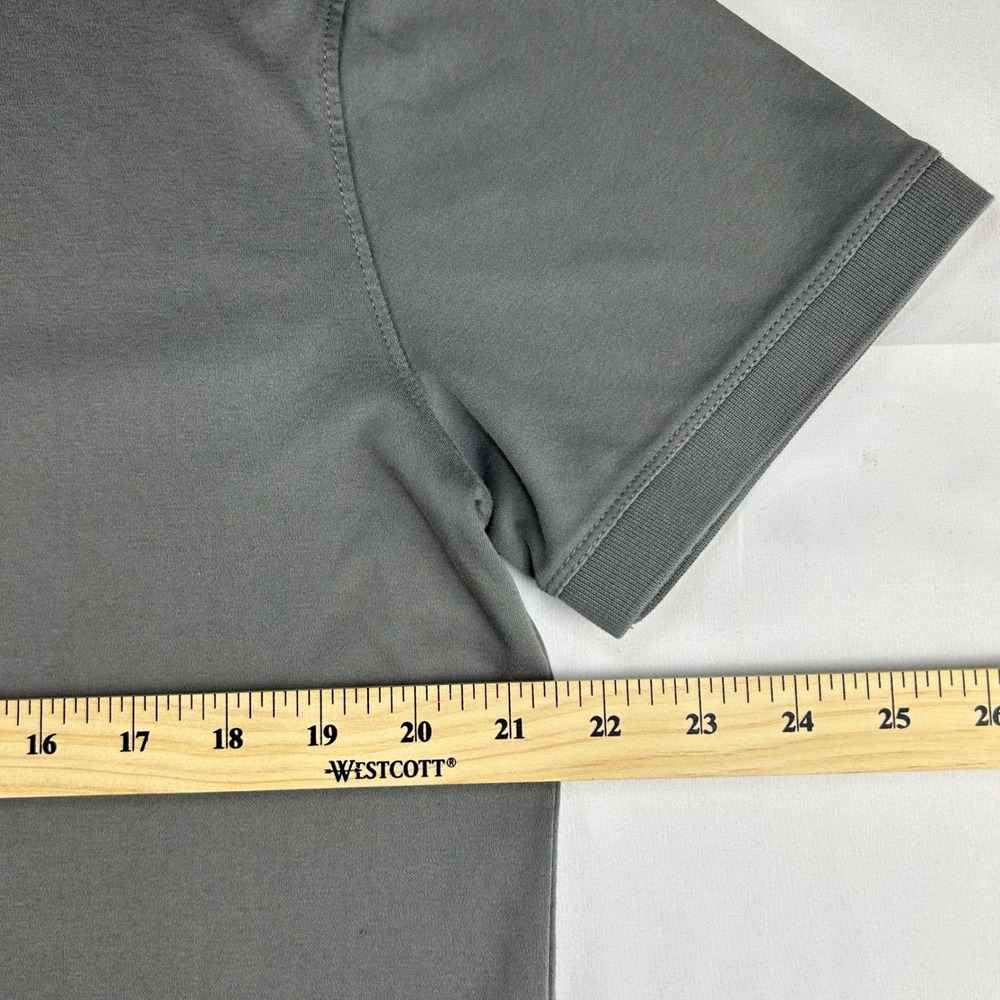 Banana Republic Mens Luxe Touch Performance Polo Shirt Slim Fit Grey Large - Picture 4 of 7